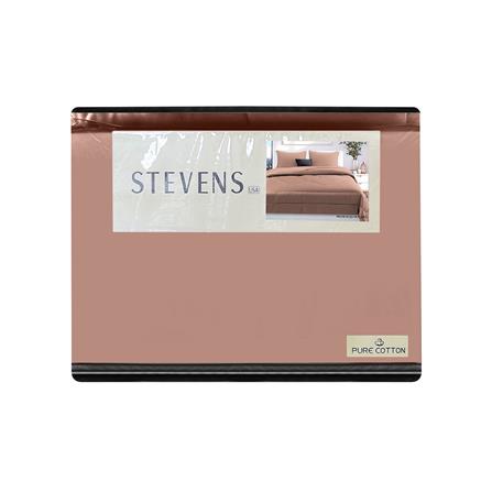 ชุดผ้าปูที่นอน 6 ฟุต (ชุด 6 ชิ้น) STEVENS PURE COTTON PZ02OR_4