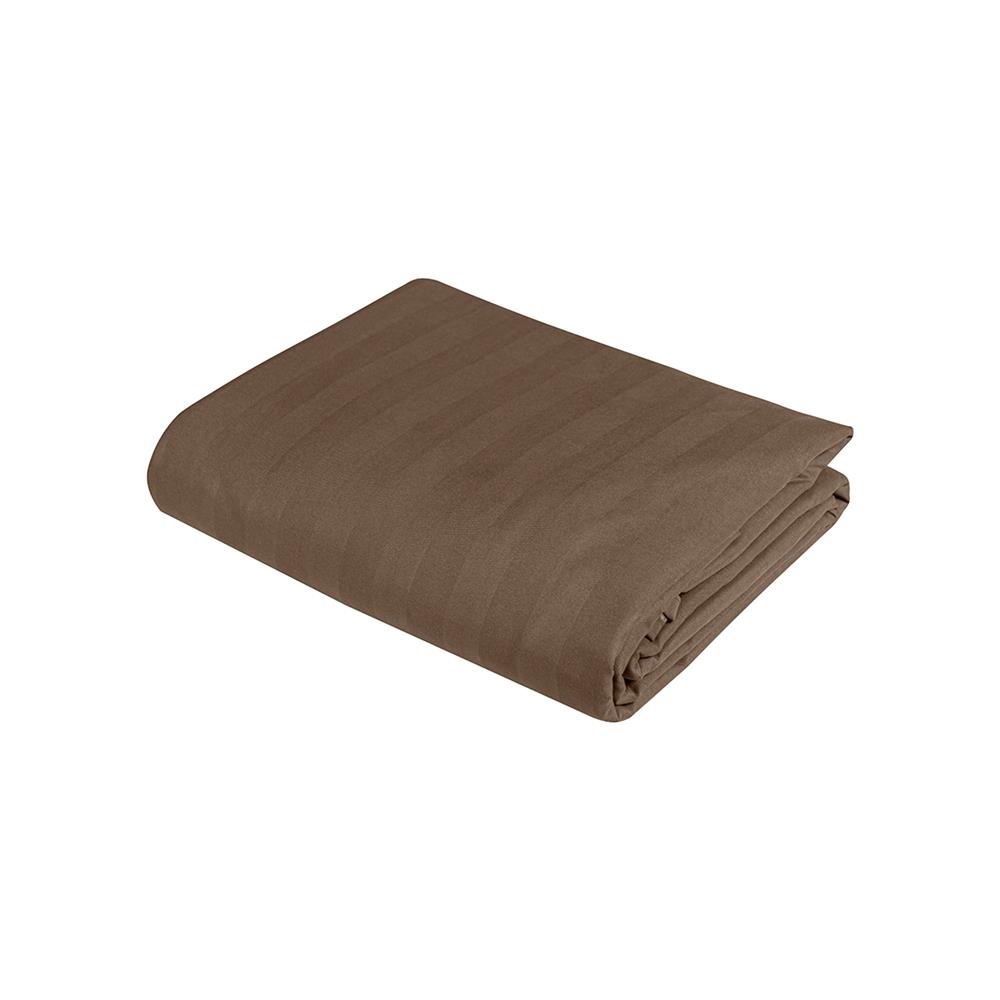ผ้าปูที่นอน PICASSO MICRO 300TC STRIPE 72x78 นิ้ว สี BROWN