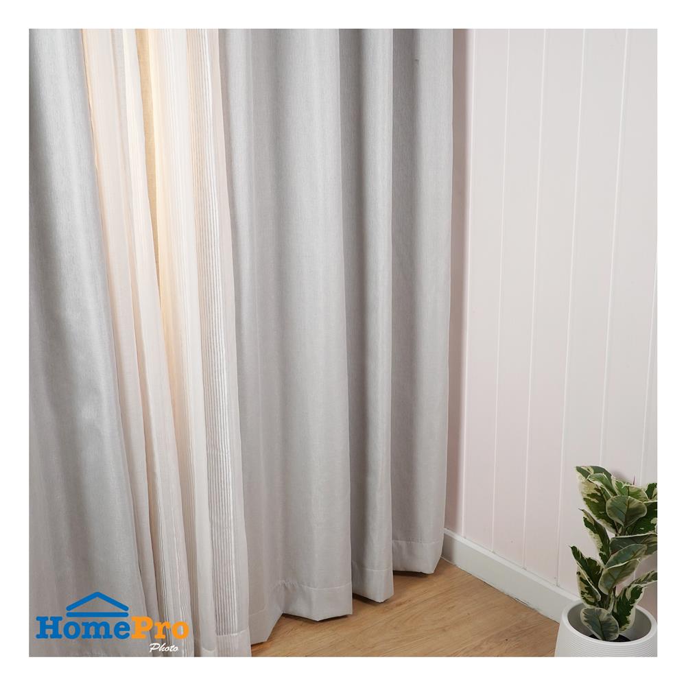 ผ้าม่าน EYELET HOME LIVING STYLE WOOLF UV 150X220 ซม. สีครีม