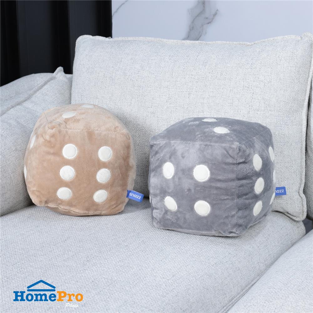 หมอนอิง SNAZZ LITTLE 8X8 นิ้ว สีน้ำตาล