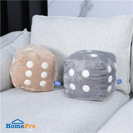 หมอนอิง SNAZZ LITTLE 8X8 นิ้ว สีน้ำตาล_6