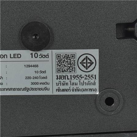 ไฟกิ่งภายนอก LED CARINI BO-G5108D/S 10 วัตต์ WARM WHITE สีดำ_6