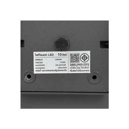 ไฟกิ่งภายนอก LED CARINI BO-GN055B 10 วัตต์ WARM WHITE สีดำ_6