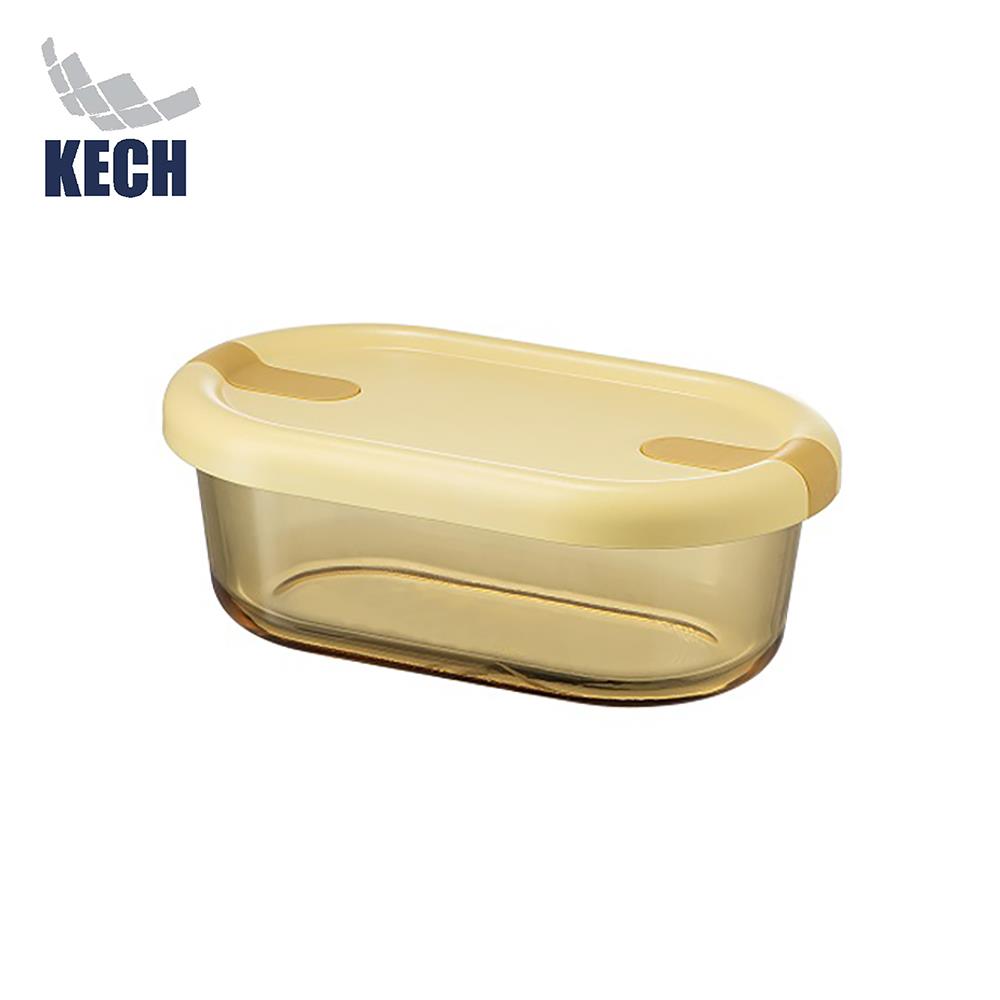 กล่องอาหารแก้ว KECH HOPE 1SLOT 0.75 ลิตร สีเหลือง