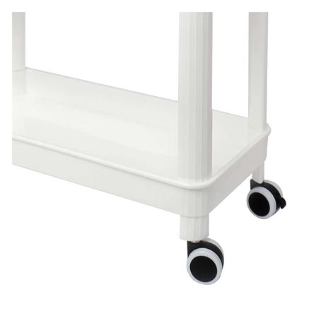 ชั้นพลาสติก 4 ชั้นพร้อมล้อ STACKO GENIE 45x23.5x91 ซม. สีขาว_2