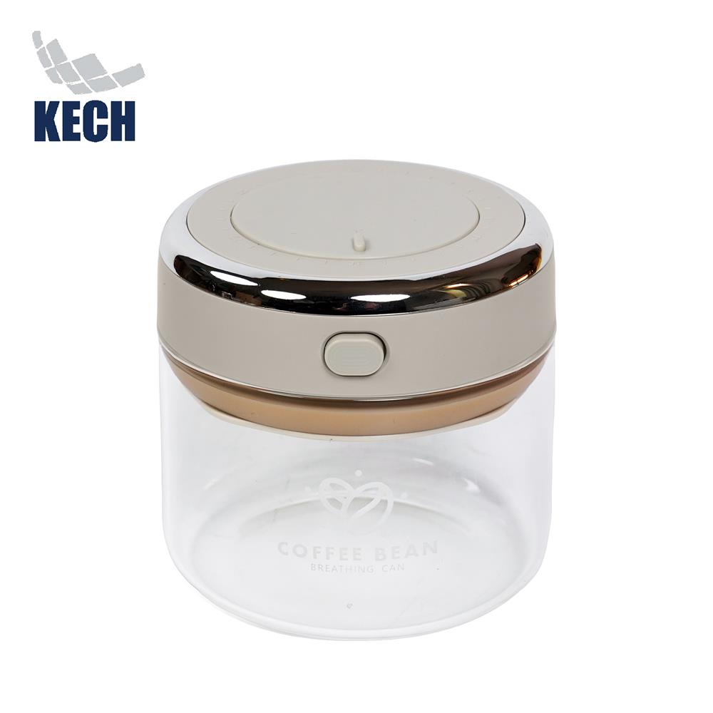 ขวดโหลแก้วบอโรซิลิเกต ฝากด 500 มล. KECH ARISTA สีขาว