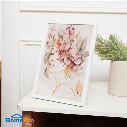 กรอบรูป HOME LIVING STYLE INC MDF 8.5x11.5 นิ้ว (A4) สีขาว_4