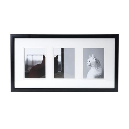 กรอบรูป 3 ช่อง SNAZZ LENORA 28x55 ซม. สีดำ_0