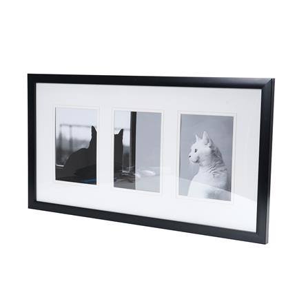 กรอบรูป 3 ช่อง SNAZZ LENORA 28x55 ซม. สีดำ_1