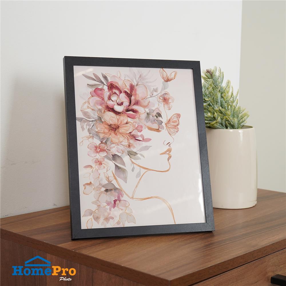 กรอบรูป HOME LIVING STYLE LENORA 8x10 นิ้ว สีดำ