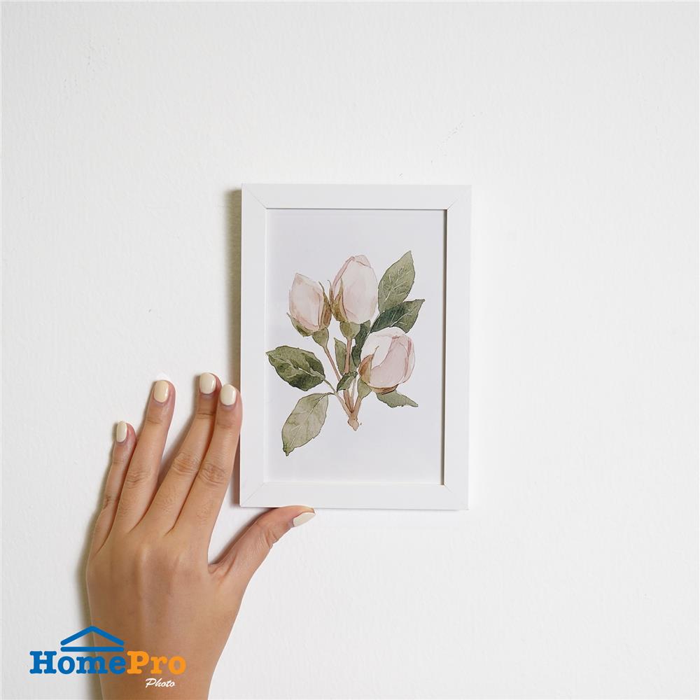 กรอบรูป HOME LIVING STYLE LENORA 4x6 นิ้ว สีขาว