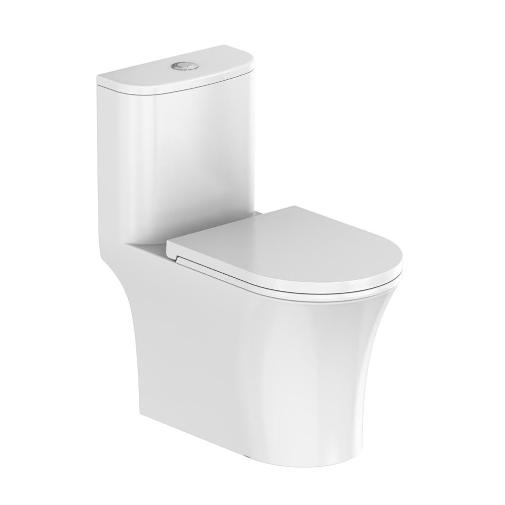 สุขภัณฑ์ 1 ชิ้น HAFELE 495.61.483 สีขาว