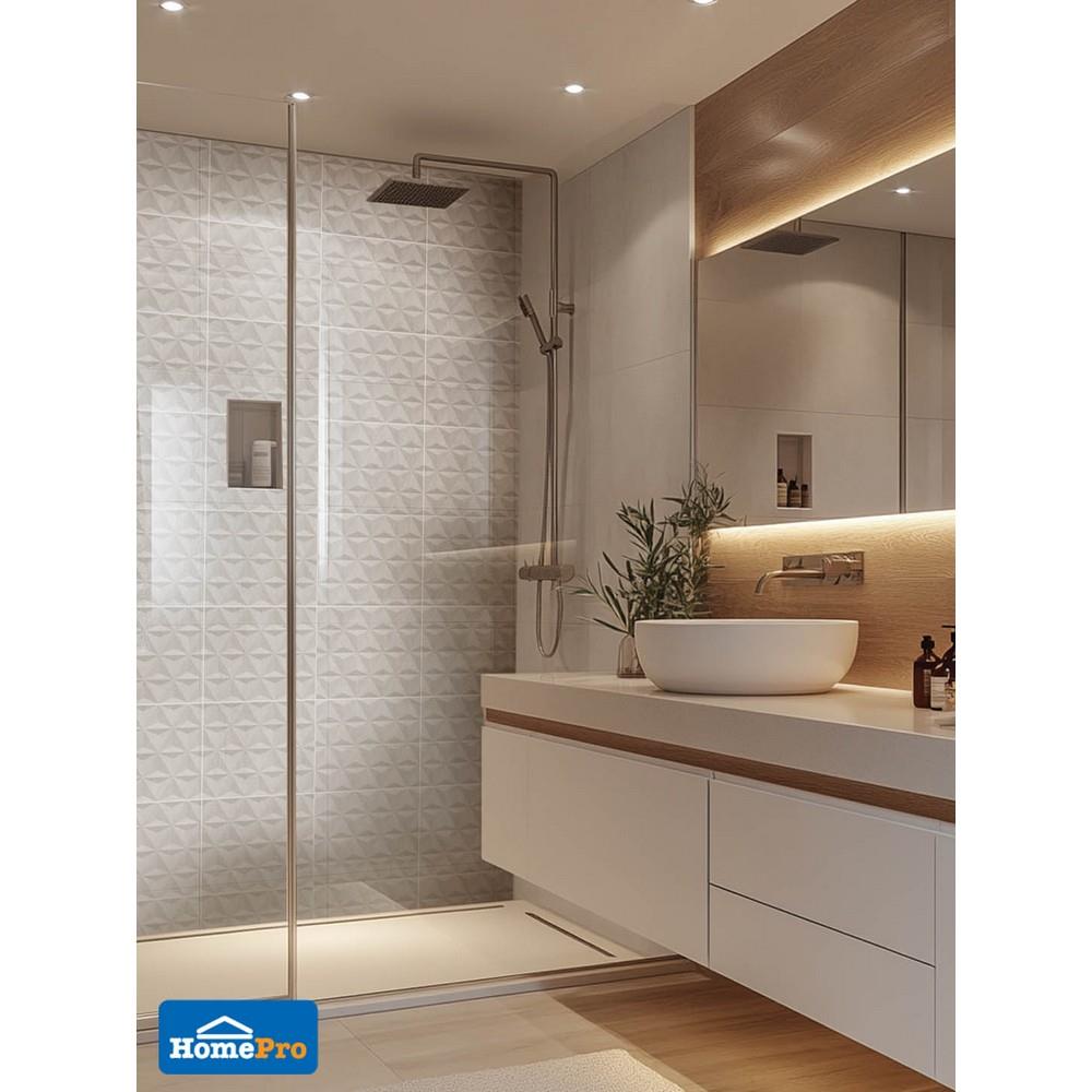 กระเบื้องผนัง 30x45 ซม. DURAGRES แฮมเล็ต ไดมอนด์ เกรย์ A 0.81 ตร.ม.