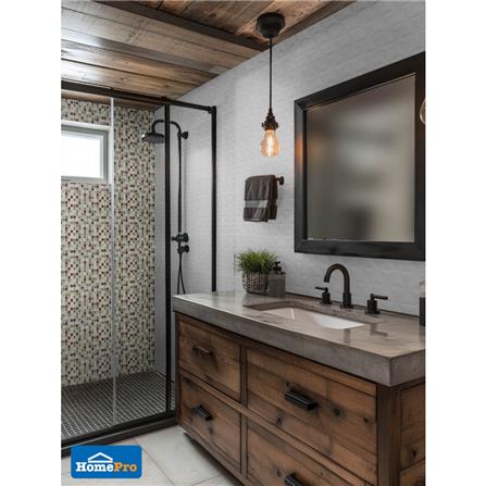 กระเบื้องผนัง 30x45 ซม. DURAGRES แฮมเล็ต ไดมอนด์ เกรย์ A 0.81 ตร.ม._6