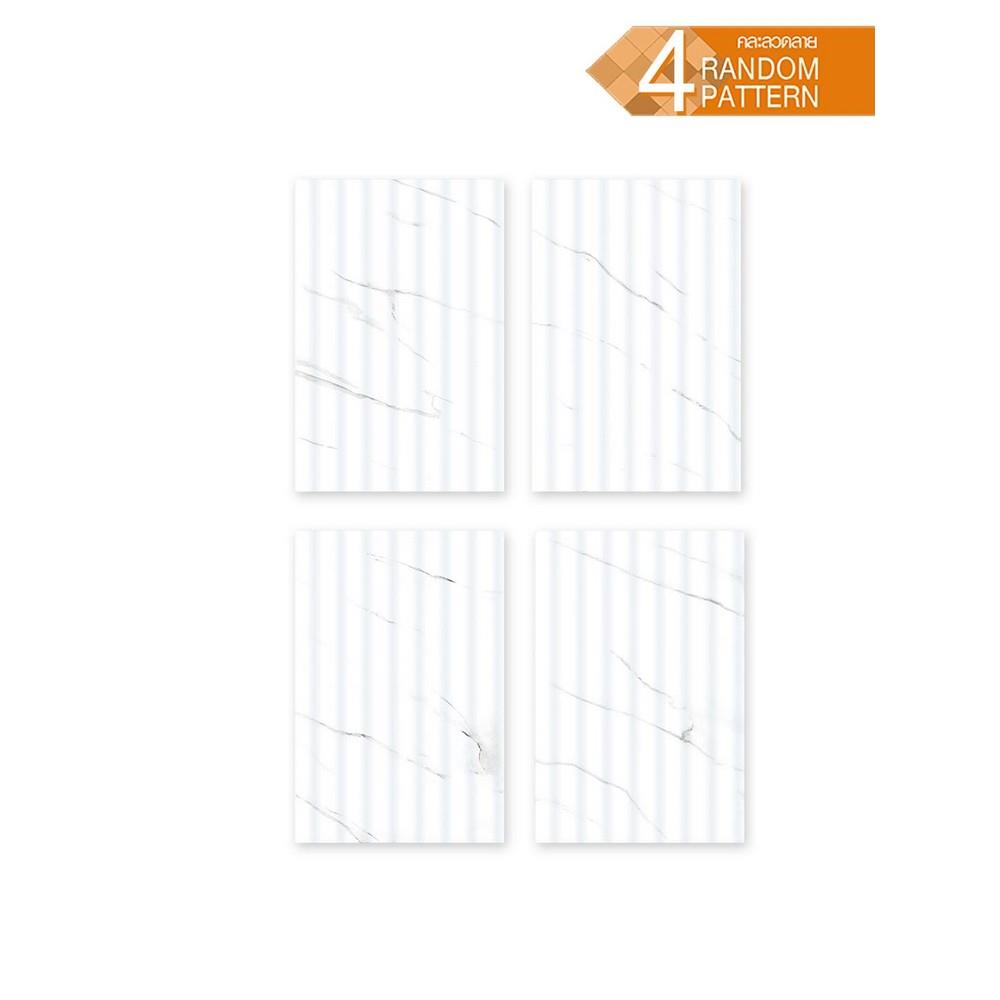 กระเบื้องผนัง 30x45 ซม. DURAGRES แอนนาลีส เวฟ ไวท์ A 0.81 ตร.ม.