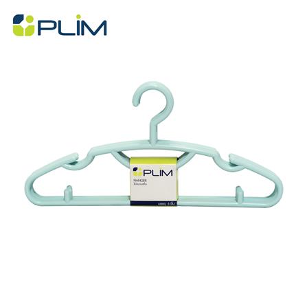 ไม้แขวนเสื้อ KING SIZE PLIM สีฟ้า (แพ็ก 6 ชิ้น)_0