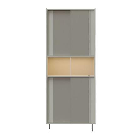 ตู้สูงบานผสม SB FURNITURE NEX COLLECTION 19236022 80 ซม. สี MAGIC GREY_1