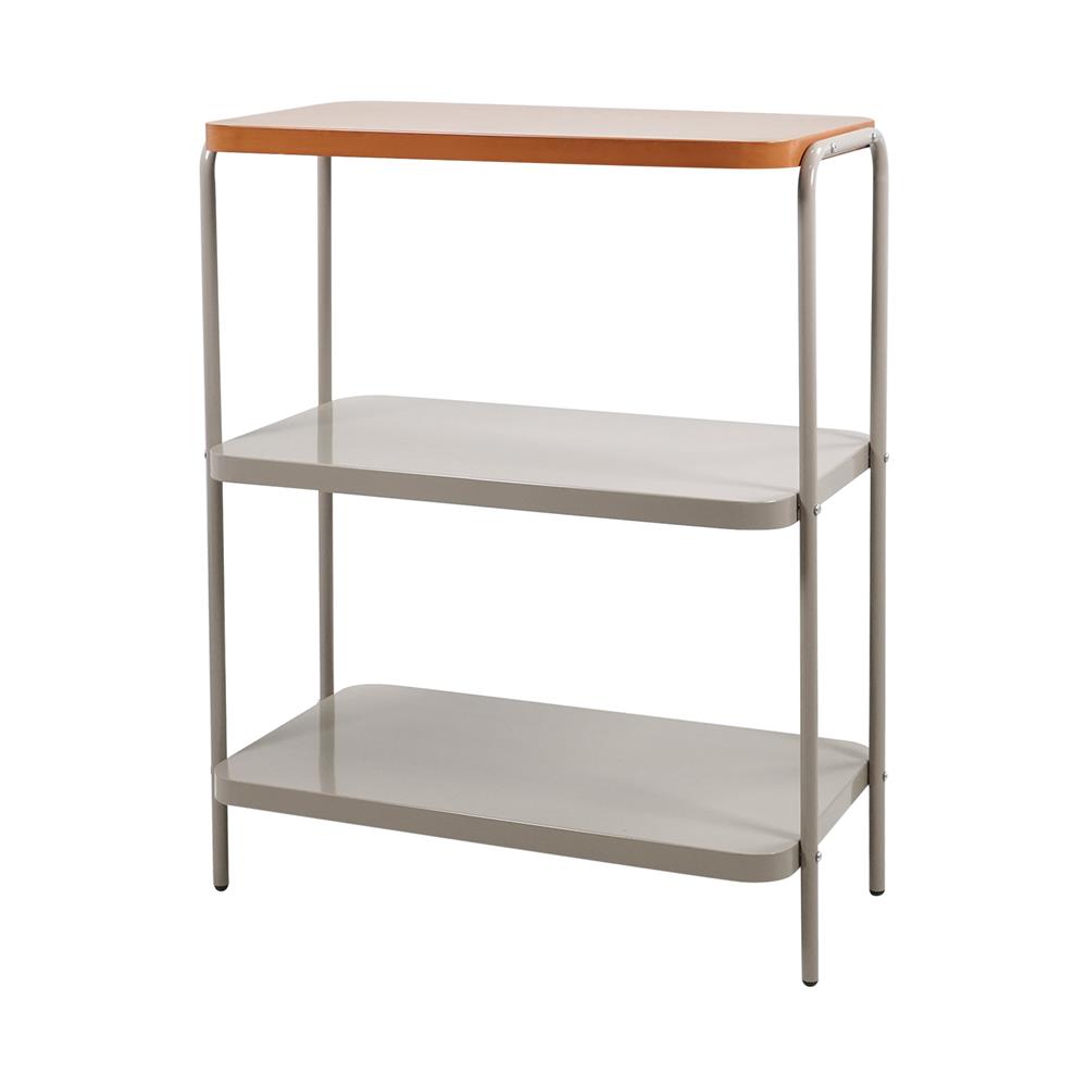 ชั้นวางของ 3 ชั้น FURDINI LAMI 70 ซม. สี NATURAL OAK/TAUPE