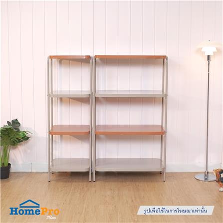 ชั้นวางของ 4 ชั้น FURDINI LAMI 45 ซม. สี NATURAL OAK/TAUPE_7