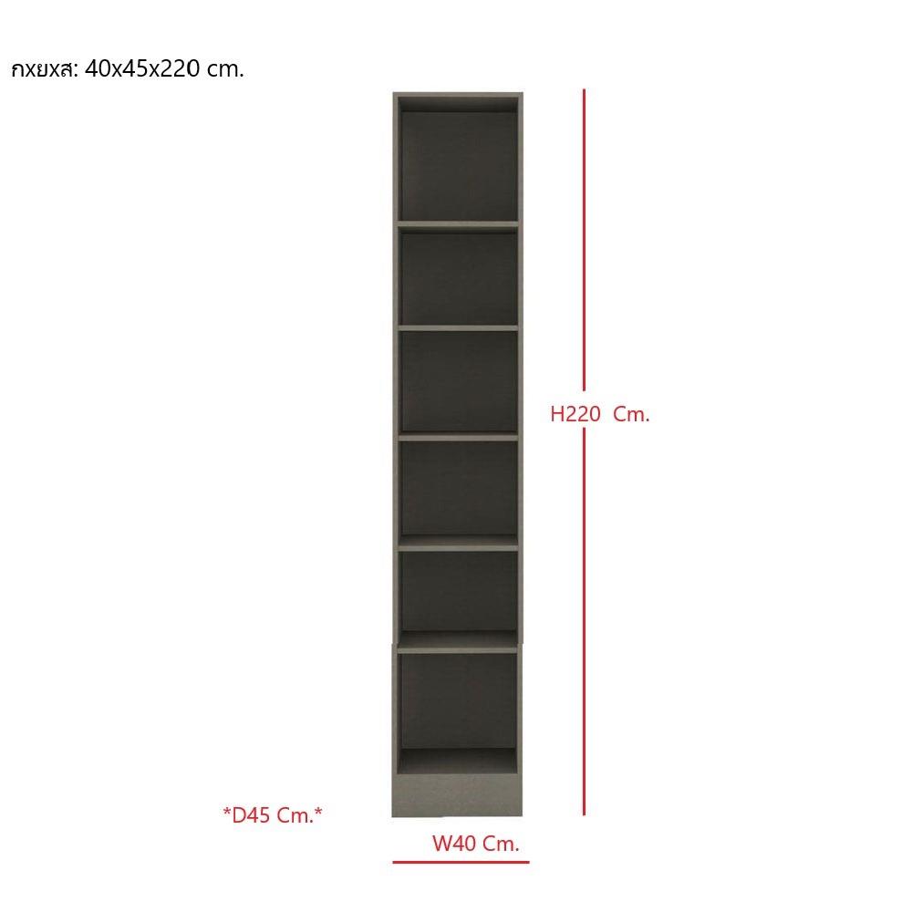 ตู้สูงบานเปิดซ้าย KONCEPT CONTINI PLUS 19232972 40 ซม. สี CANYON OAK
