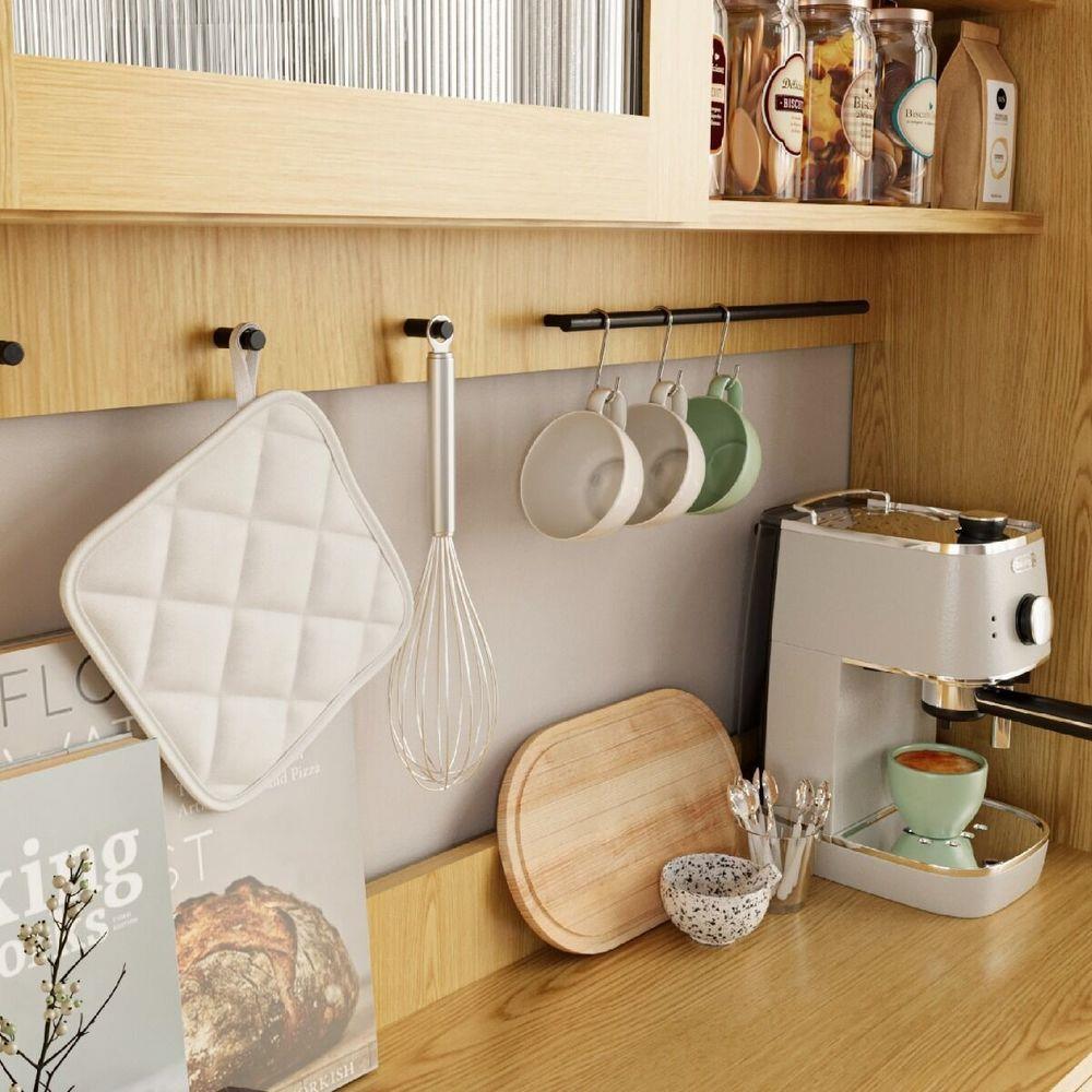 ตู้สูงบานผสม SB FURNITURE MIZU 19215432 160 ซม. สี CANYON OAK