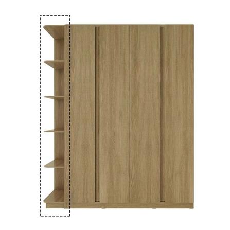 ตู้สูงจบมุมซ้าย SB FURNITURE SKIFT 19240777 30 ซม. สีไม้อ่อน_1