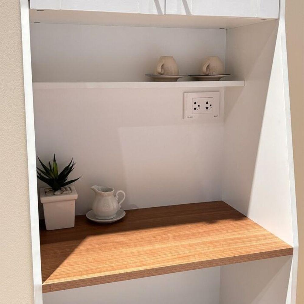 ตู้สูงบานผสม SB FURNITURE ROBUS 19236406 60 ซม. สีขาว