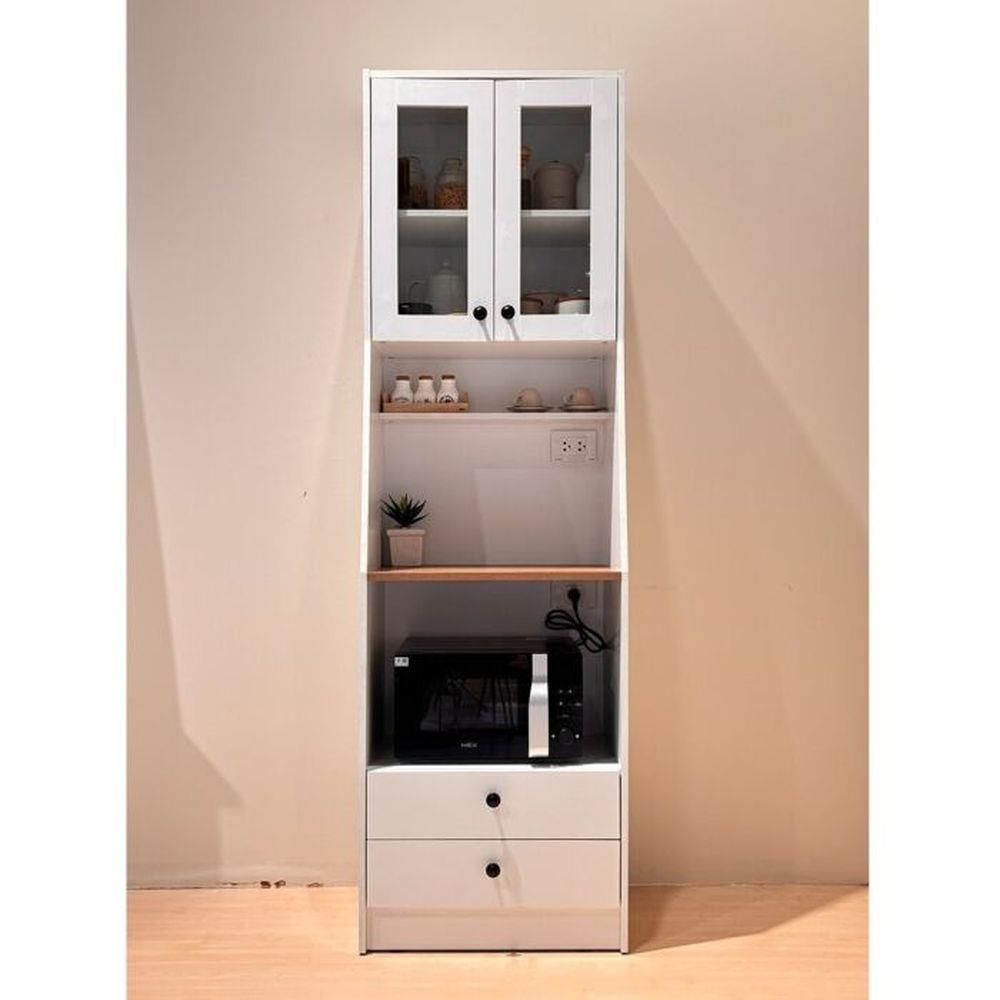 ตู้สูงบานผสม SB FURNITURE ROBUS 19236406 60 ซม. สีขาว