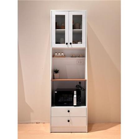 ตู้สูงบานผสม SB FURNITURE ROBUS 19236406 60 ซม. สีขาว_5