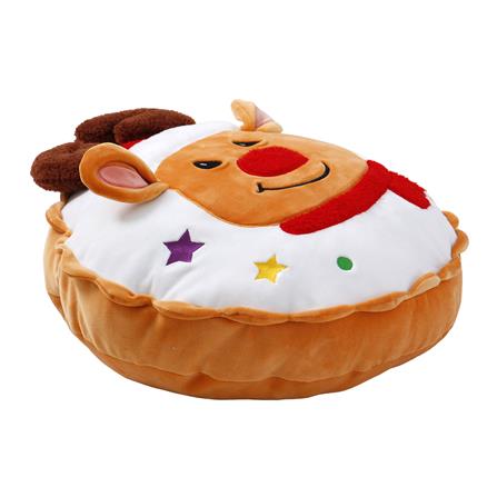 หมอนอิง SNAZZ X-MAS DEER 14.5X14.5 นิ้ว สีส้ม_3