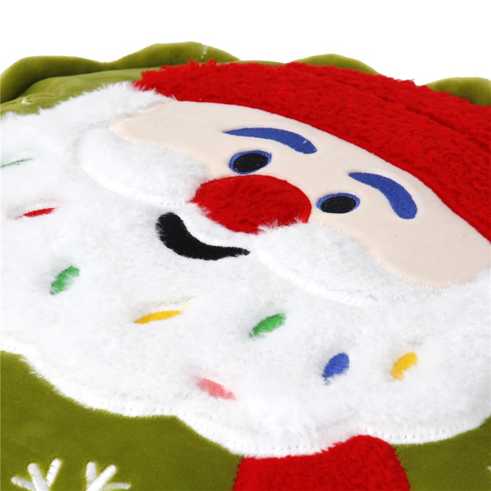 หมอนอิง SNAZZ X-MAS SANTA 14.5X14.5 นิ้ว สีเขียว