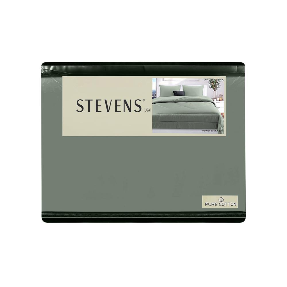 ชุดผ้าปูที่นอน 6 ฟุต (ชุด 6 ชิ้น) STEVENS PURE COTTON PZ02GN