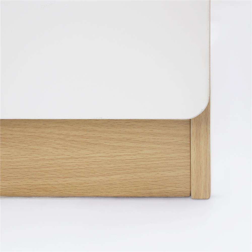 ชั้นวางของผสม 6 ช่อง 2 ลิ้นชัก FURDINI AOMI 80 ซม. สี NATURAL OAK/ขาว