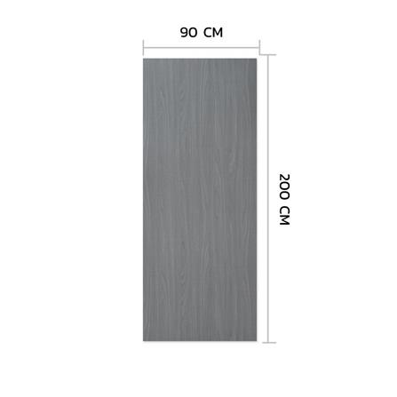 ประตูภายในเมลามีน ไม่เจาะลูกบิด METRO MD556 90x200 ซม. สี COMBI GREY_3