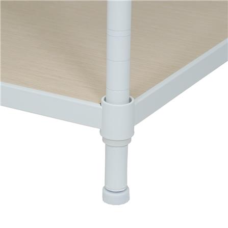 ชั้นวางของ 4 ชั้น FURDINI COZI 90 ซม. สีขาว/NATURAL_3