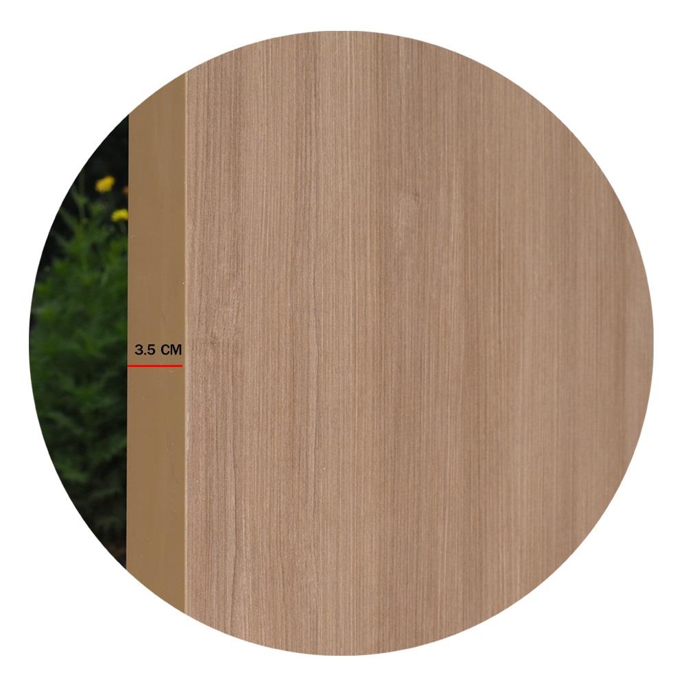 ประตูภายในเมลามีน ไม่เจาะลูกบิด METRO MD618 CAPPUCCINO 70x200 ซม. สีน้ำตาล