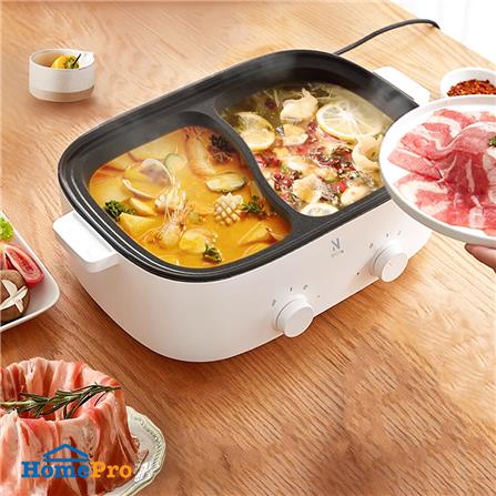 หม้ออเนกประสงค์ NIKITO JPAJ0509 5 ลิตร สีขาว_1