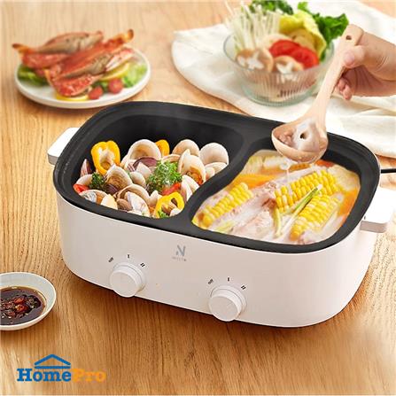 หม้ออเนกประสงค์ NIKITO JPAJ0509 5 ลิตร สีขาว_2