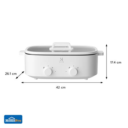 หม้ออเนกประสงค์ NIKITO JPAJ0509 5 ลิตร สีขาว_4