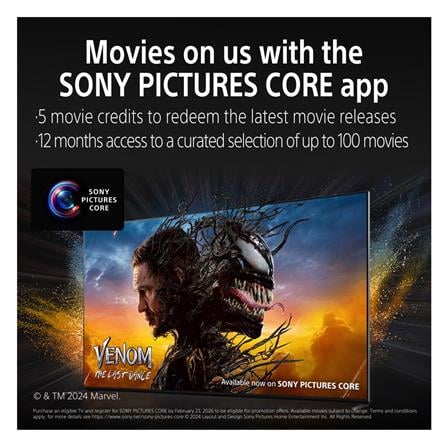 ทีวีมินิแอลอีดี 75 นิ้ว SONY (4K, MINI LED (QLED), GOOGLE TV) BRAVIA 5 K-75XR50_10