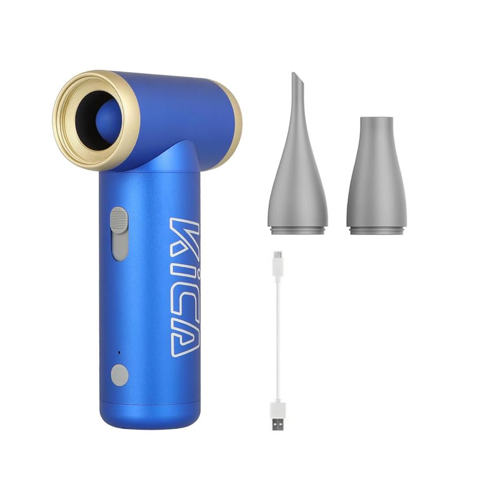 พัดลมพกพา 0.9 นิ้ว KICA JET FAN 2 สีฟ้า