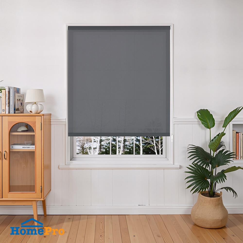ผ้าม่านม้วน HOME LIVING STYLE SUNSCREEN SUNNY 100x160 ซม. สีเทาเข้ม