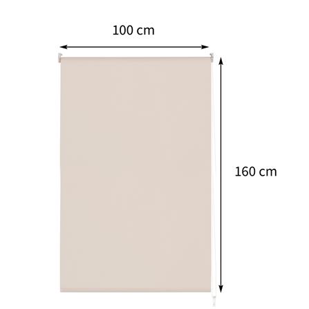 ผ้าม่านม้วน HOME LIVING STYLE SUNSCREEN SUNNY 100x160 ซม. สีครีม_5
