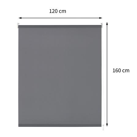 ผ้าม่านม้วน HOME LIVING STYLE SUNSCREEN SUNNY 120x160 ซม. สีเทาเข้ม_5