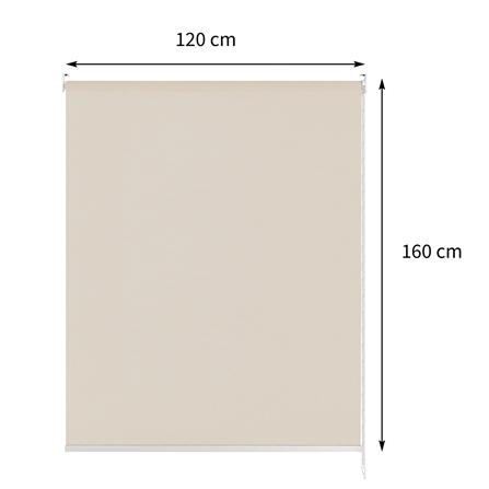 ผ้าม่านม้วน HOME LIVING STYLE SUNSCREEN SOLAR 120x160 ซม. สีครีม_5