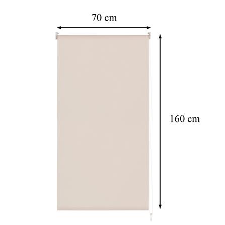 ผ้าม่านม้วน HOME LIVING STYLE SUNSCREEN SOLAR 70x160 ซม. สีครีม_7