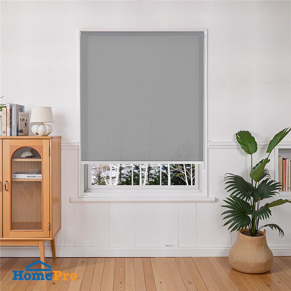 ผ้าม่านม้วน HOME LIVING STYLE SUNSCREEN SOLAR 70x160 ซม. สีเทา