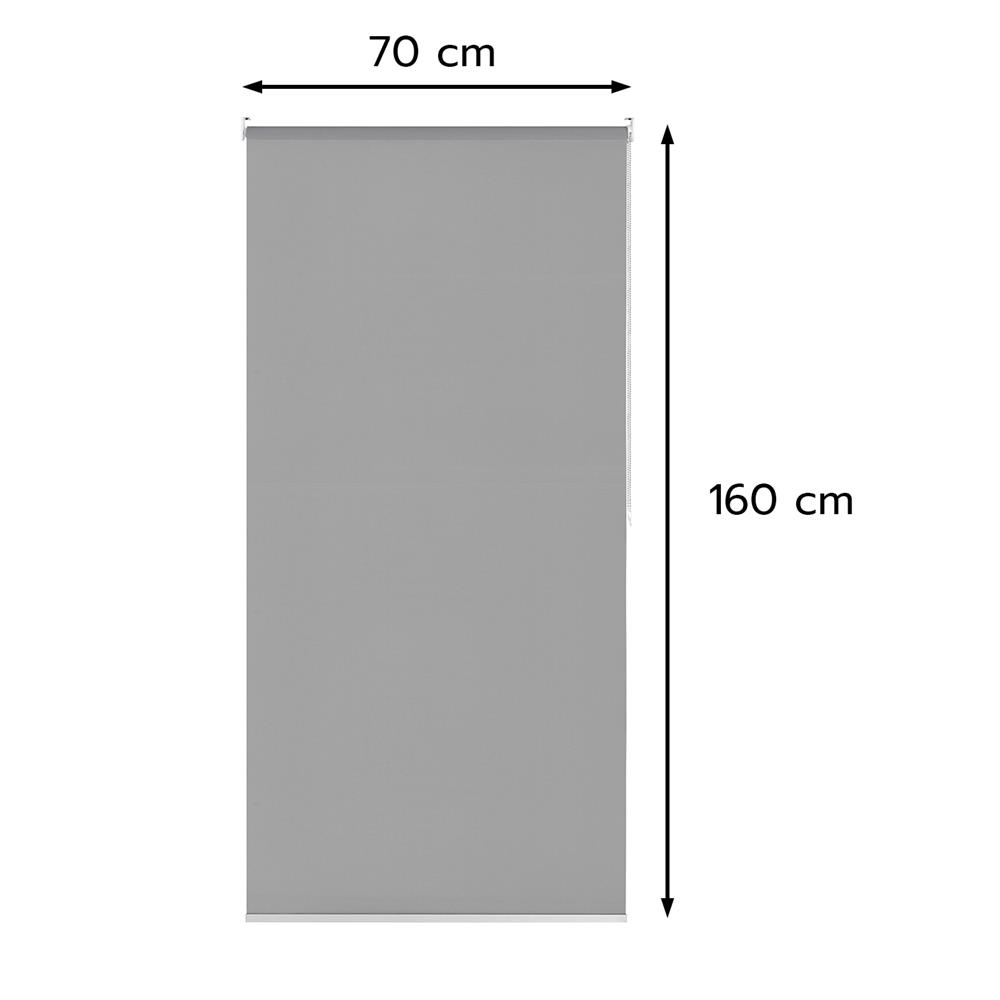 ผ้าม่านม้วน HOME LIVING STYLE SUNSCREEN SOLAR 70x160 ซม. สีเทา