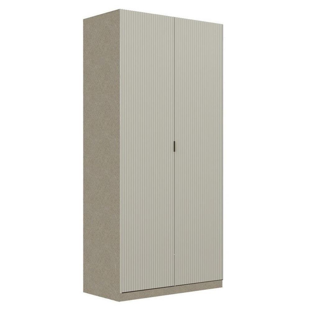ตู้เสื้อผ้า 2 บานเปิด SB BUILT IN WARDROBE PLUS 59063232 100 ซม. สีเทา