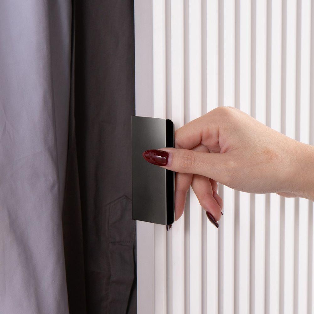 ตู้เสื้อผ้า 2 บานเปิด SB BUILT IN WARDROBE PLUS 59063232 100 ซม. สีเทา